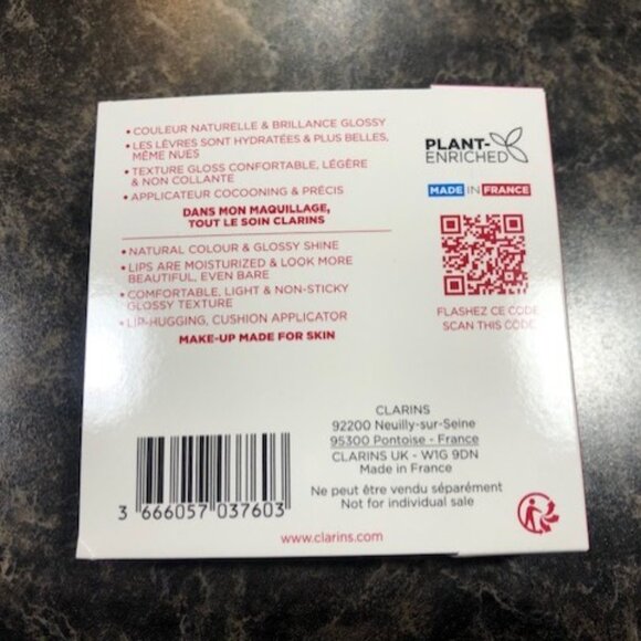 NEW Clarins Lip Comfort Oil 03 Cherry 1.4ml - Picture 4 of 5